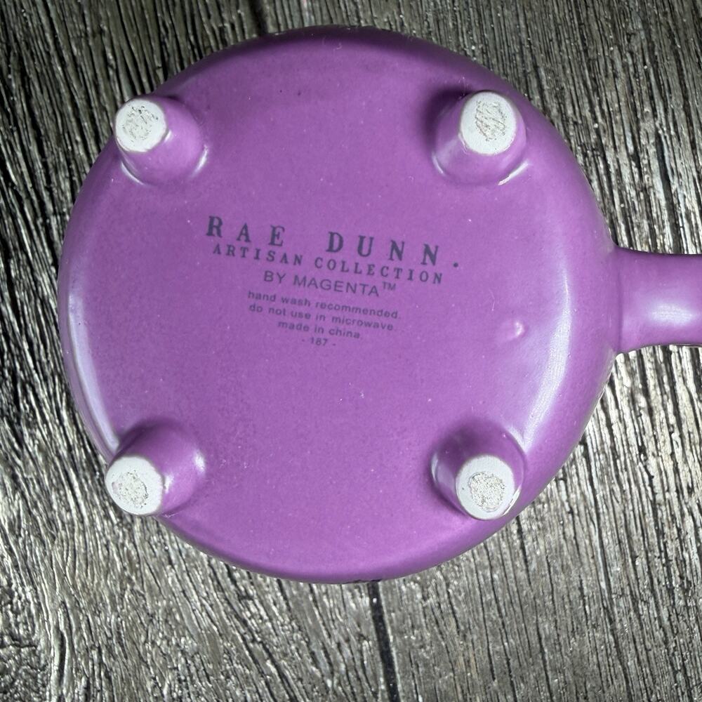 Rae Dunn Hocus Pocus Teapot & Witch’s Brew Mug 2 Pc Set Halloween Purple - Picture 9 of 14